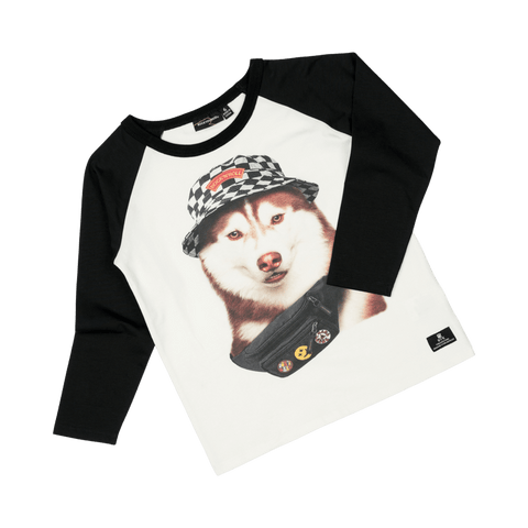 ROCK N ROLL DOG LONG SLEEVE T-SHIRT