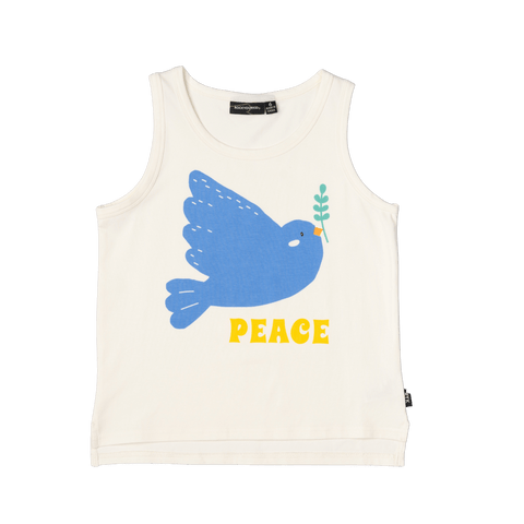 PEACE DOVE SINGLET TOP