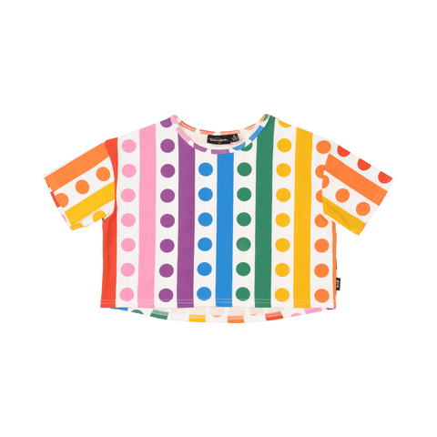 RAINBOW DROPS BOXY T-SHIRT