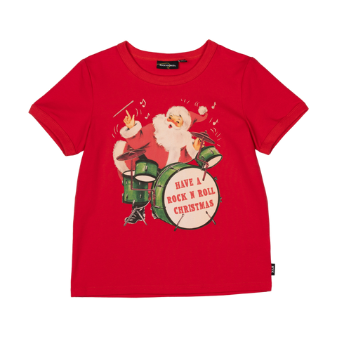 ROCK N ROLL CHRISTMAS RINGER TEE