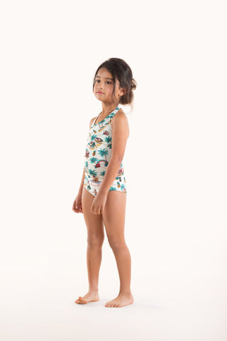 ALOHA ONE PIECE - Toddler Swim - Girls