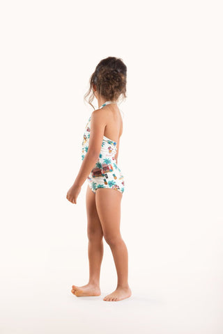 ALOHA ONE PIECE - Toddler Swim - Girls