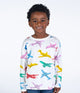 BIG JET PLANE LONG SLEEVE T-SHIRT - Toddler Top - Unisex