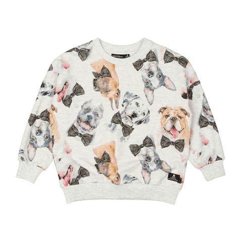 BLACK TIE PUPS SWEATSHIRT - Toddler Outerwear - Unisex