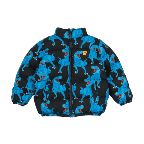 BLUE REX PUFFER JACKET - Toddler Outerwear - Girls