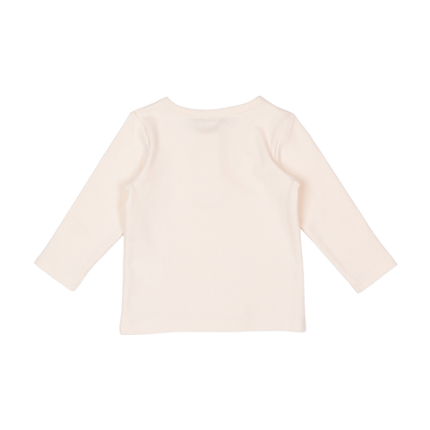 CREAM BABY T-SHIRT - Baby Top - Girls