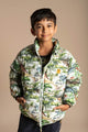 DINO JUNGLE PUFF PADDED JACKET - Toddler Outerwear - Girls