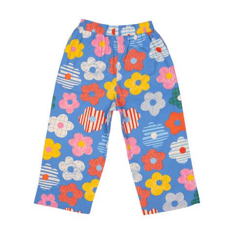 HAPPY FLOWERS WIDE LEG PANTS - Toddler Bottoms - Unisex