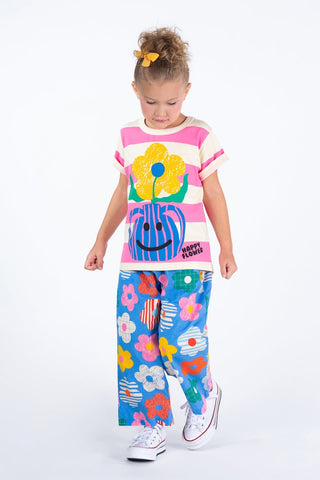 HAPPY FLOWERS WIDE LEG PANTS - Toddler Bottoms - Unisex