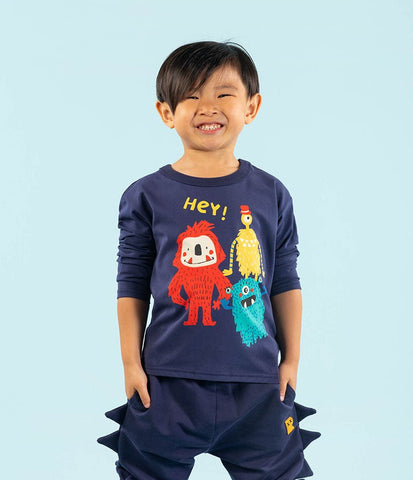 HEY MONSTERS T-SHIRT - Toddler Top - Boys