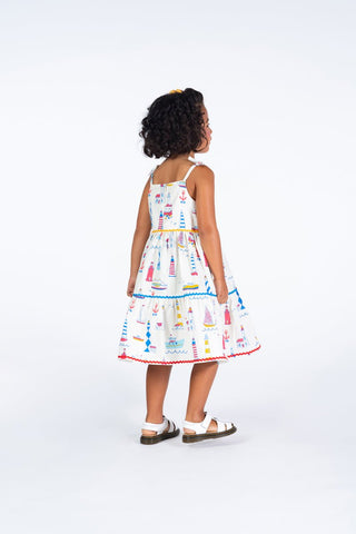 HIGH SEAS TIERED DRESS - Toddler Dresses - Girls