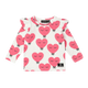 PINK HEART BABY T-SHIRT - Baby Top - Girls