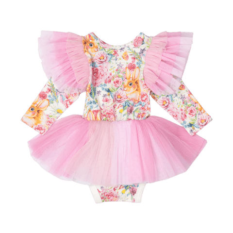 PRETTY BUNNIES BABY FLOUNCE DRESS - Baby Dresses - Girls