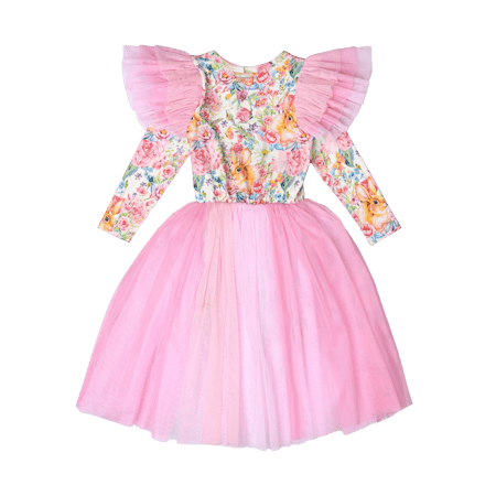 PRETTY BUNNIES FLOUNCE DRESS - Toddler Dresses - Girls