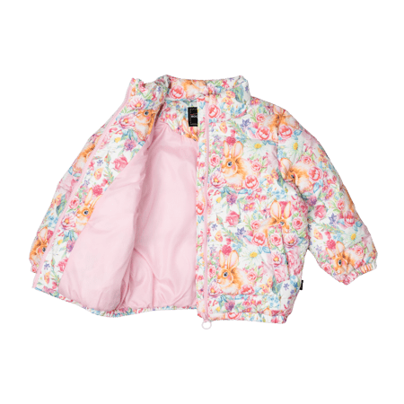 PRETTY BUNNIES PUFFER JACKET - Toddler Outerwear - Girls