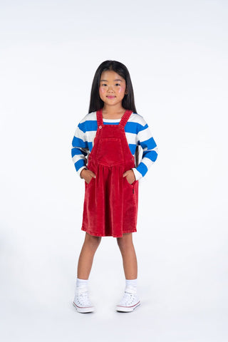 RED CORD DRESS - Toddler Dresses - Girls