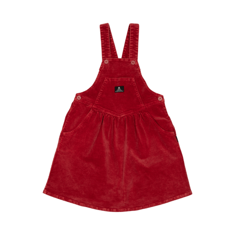 RED CORD DRESS - Toddler Dresses - Girls