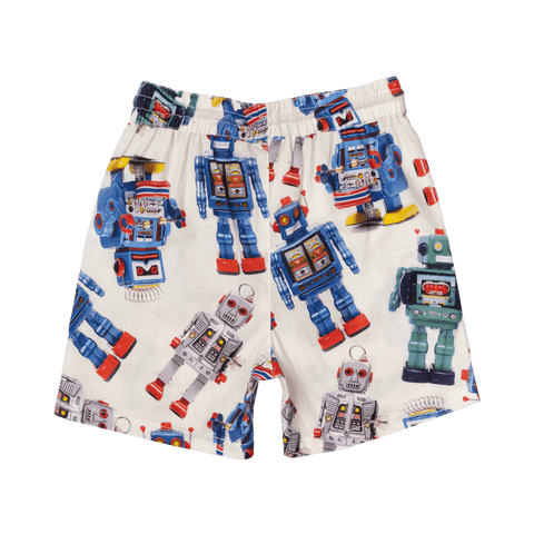 ROBOT MANIA SHORTS - Toddler Bottoms - Boys