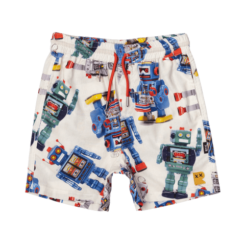 ROBOT MANIA SHORTS - Toddler Bottoms - Boys