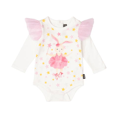 SHOOT FOR THE STARS BABY BODYSUIT - Playsuits and Bodysuits - Girls