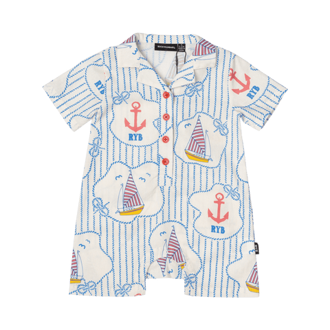 YACHTING SHIRT ROMPER - Playsuits and Bodysuits - Unisex